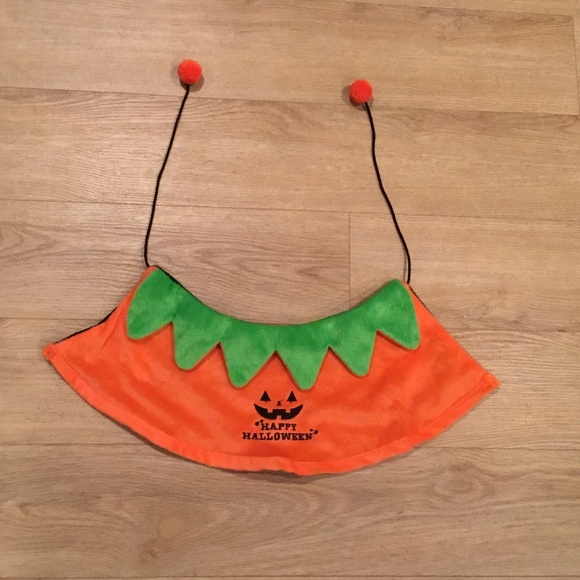 Cat Halloween Pumpkin Costume Reversible Cape - Picture 2 of 4